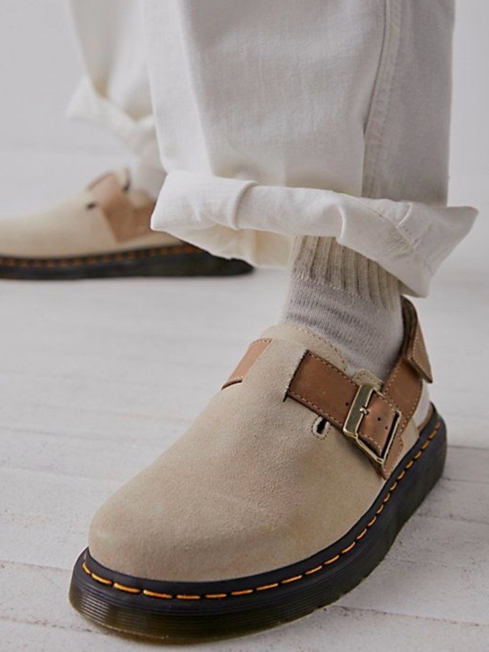 Dr. Martens Jorge ll Slingback Mule Parchment M9, L10